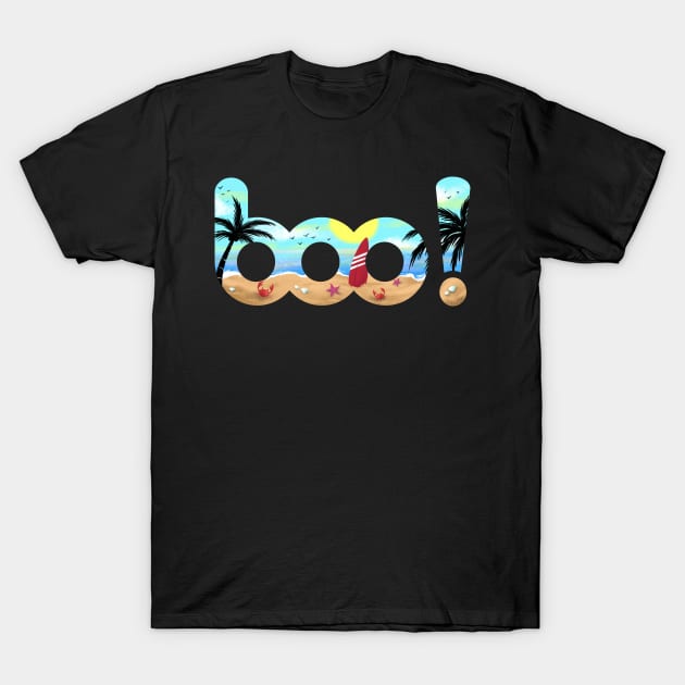 boo beach T-Shirt by spoilerinc